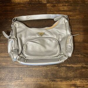 Silver Designer Women's Bag